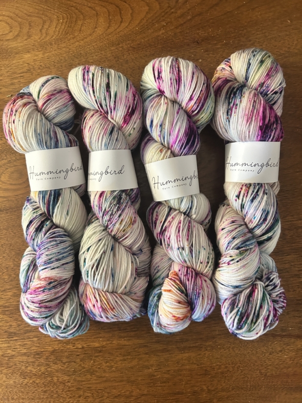 Hummingbird Yarn Co Kaleidoscope Fingering Yarn