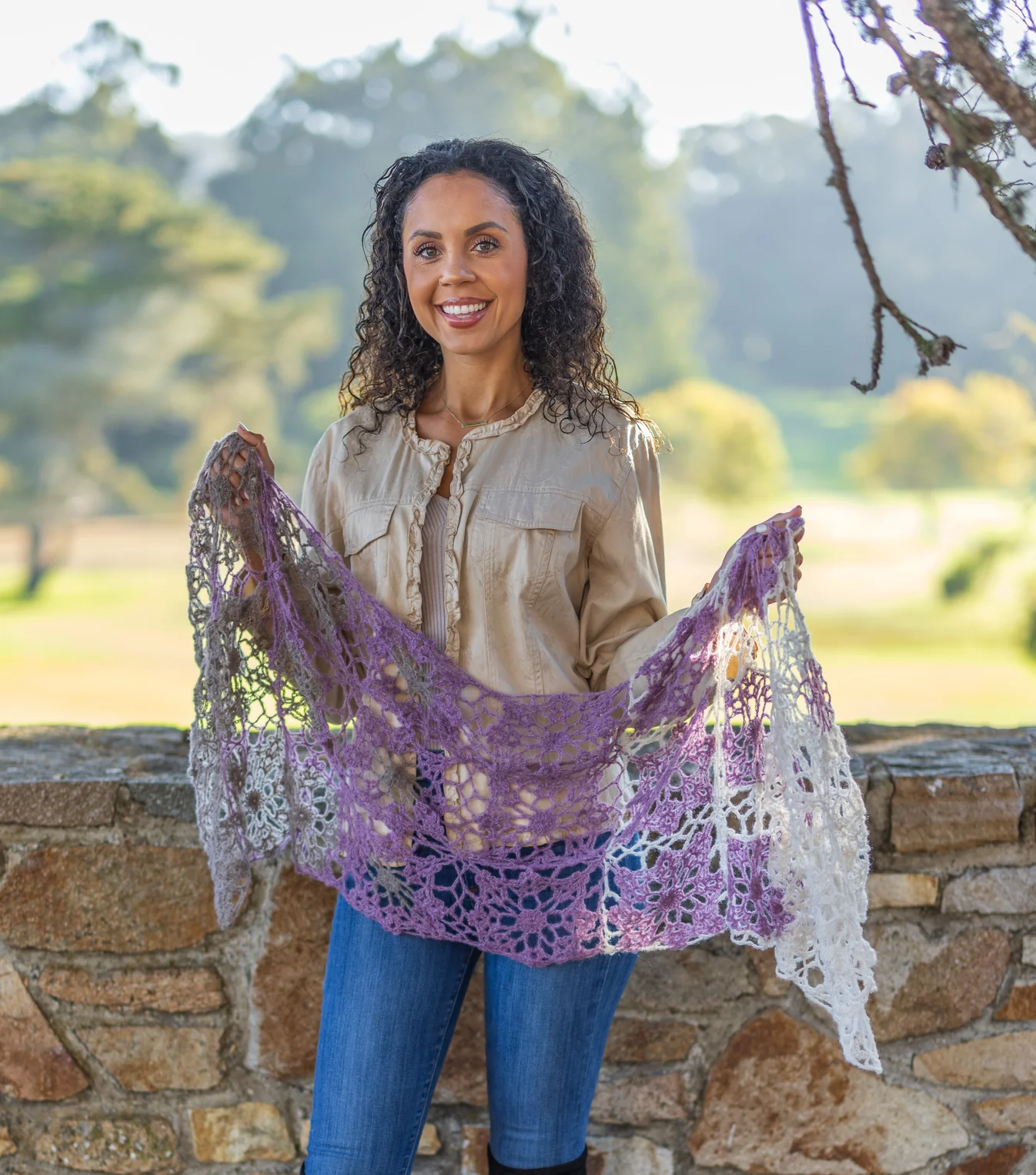 Orb Weaver Shawl
