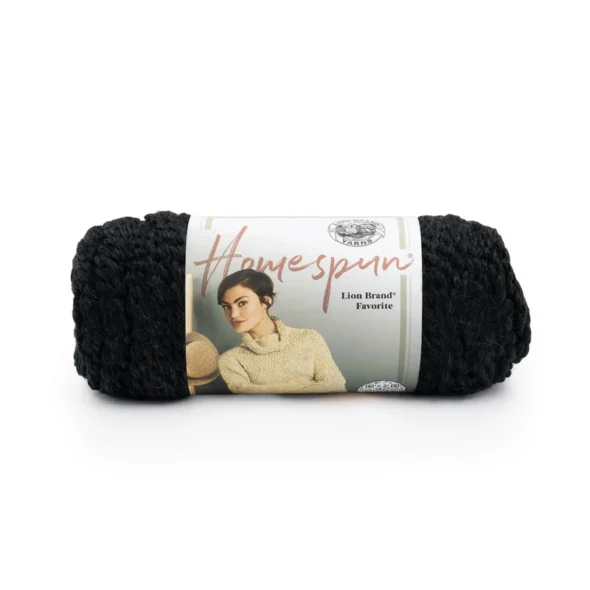 Lion Brand Homespun Yarn - Black