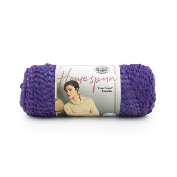 Lion Brand Homespun Yarn - Purple Haze