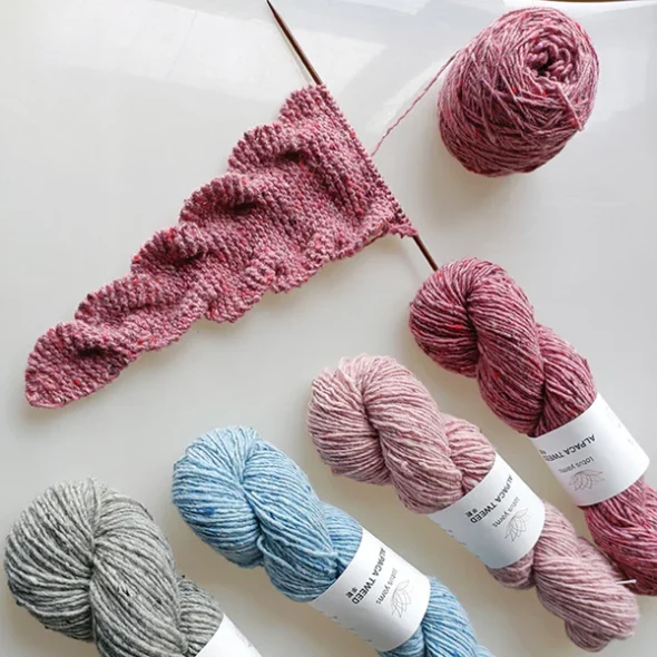 Lotus Yarns Alpaca Tweed - Image 2