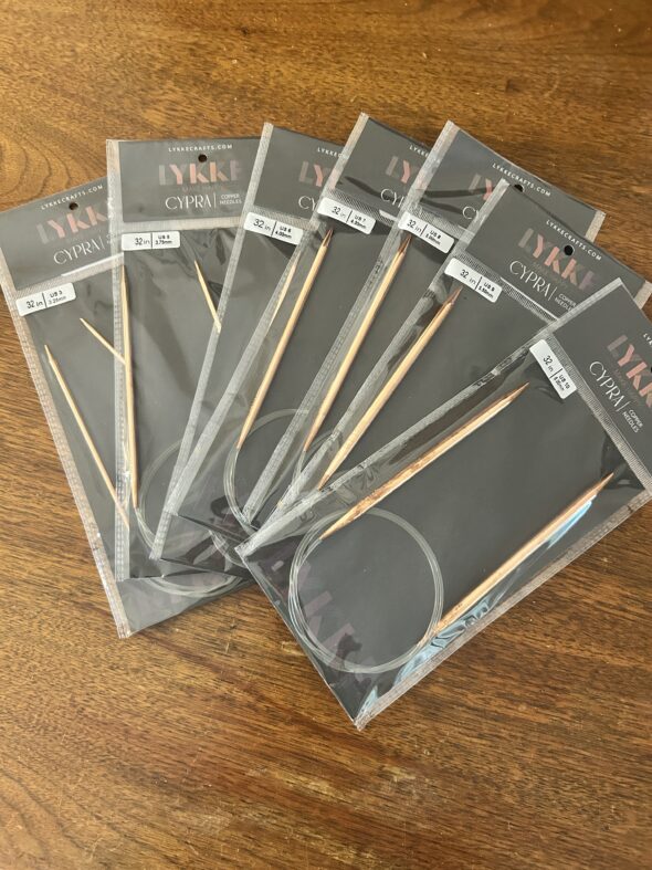 Lykke Circular Knitting Needles - Cypra Copper