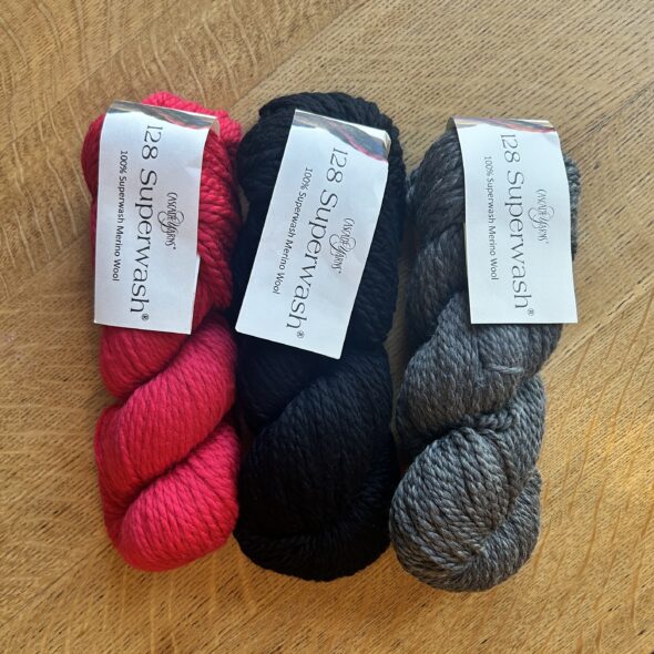 Really Red, Black, Charcoal Grey