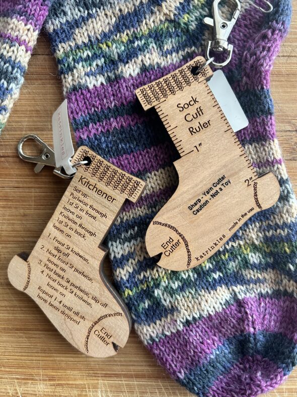 Katrinkles Sock Knitting Tool and Yarn Cutter