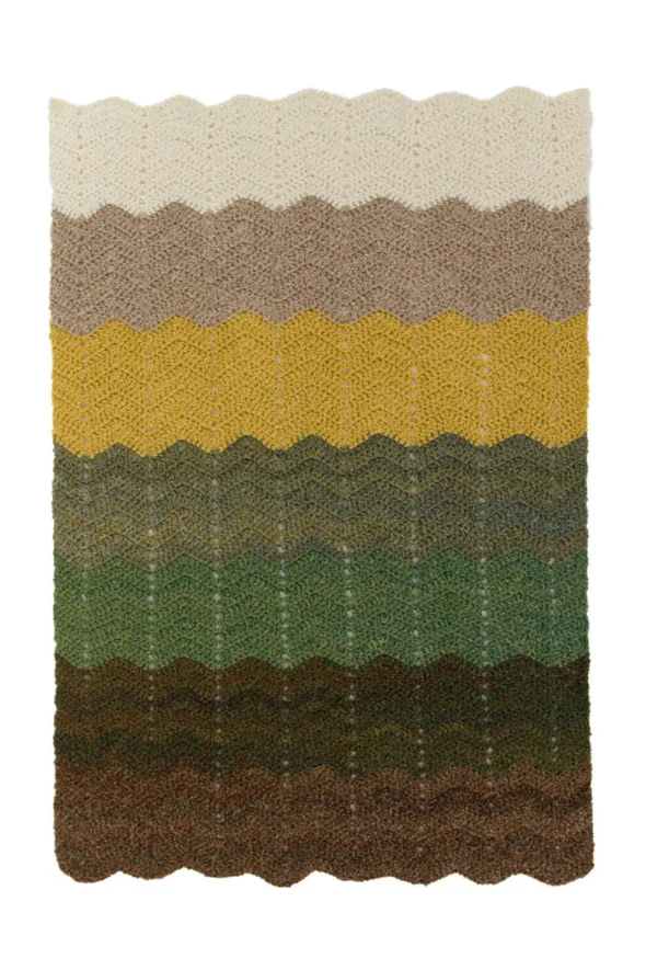 Homespun Crocheted Afghan Pattern from Lion Brand
