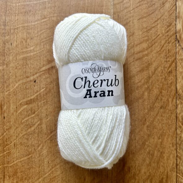 Cascade Yarns Cherub Aran in Ecru