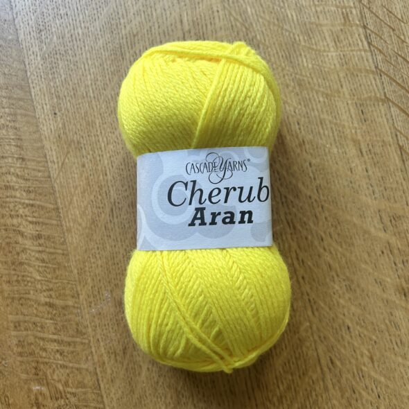 Cascade Yarns Cherub Aran in Blazing Yellow