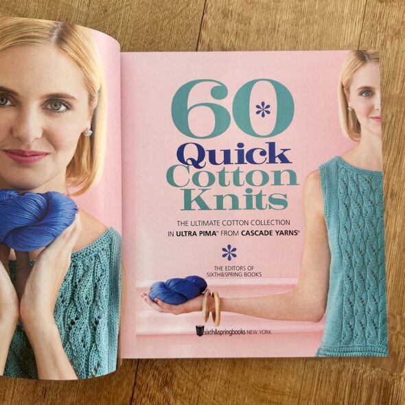 Cascade Yarns 60 Quick Cotton Knits for Ultra Pima yarn