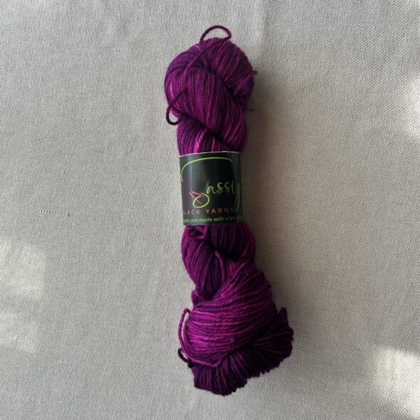 Sassy Black Yarns Berry Crush Superwash DK Yarn