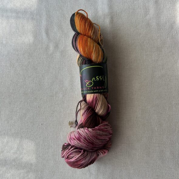 Sassy Black Yarns Prickly Fingers Superwash Fingering Weight Yarn