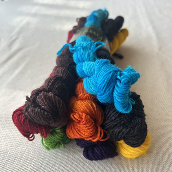 Broken Crayon Box Mini Skeins