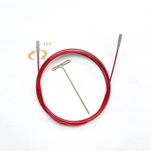 Lotus Yarns Swivel Stainless Steel Cable - 127" (50cm)