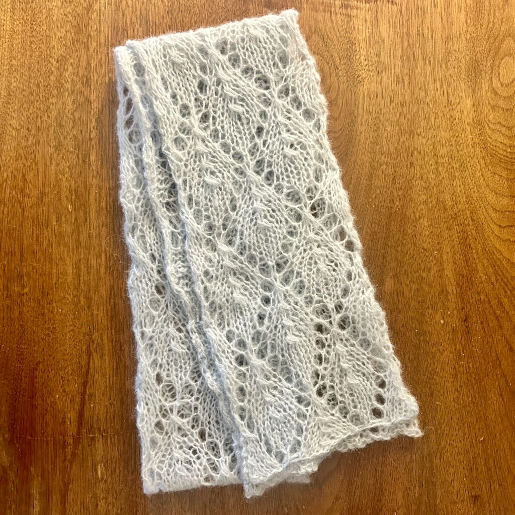 The Brunia Scarf knit with Yarn Citizen Trinity Cashmere