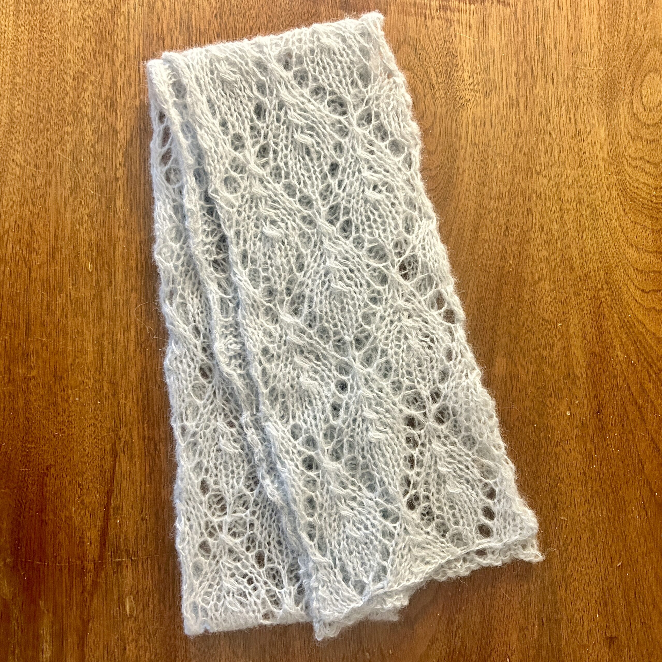 The Brunia Scarf knit with Yarn Citizen Trinity Cashmere