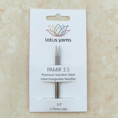 Lotus Yarns PAMIR 3.5 Stainless Steel Interchangeable Needles