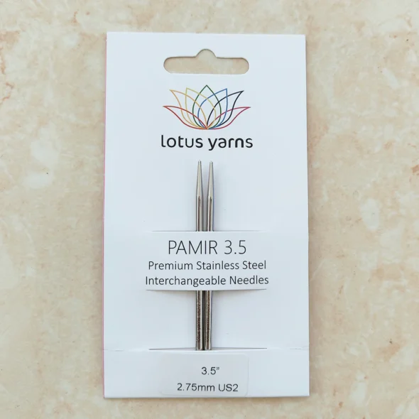 Lotus Yarns PAMIR 3.5 Stainless Steel Interchangeable Needles
