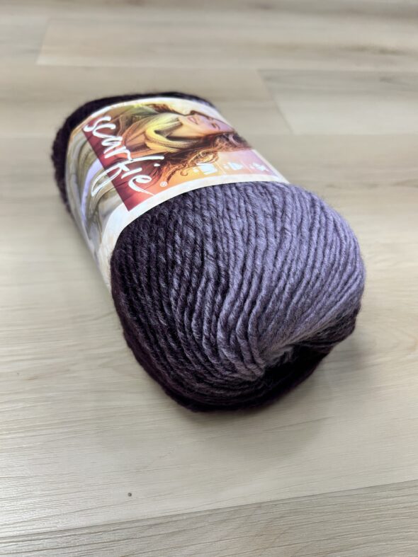 Lion Brand Scarfie - Eggplant/Liilac