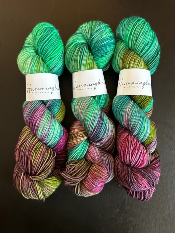 Rainbow Fish - Fingering Weight Hand-dyed Yarn