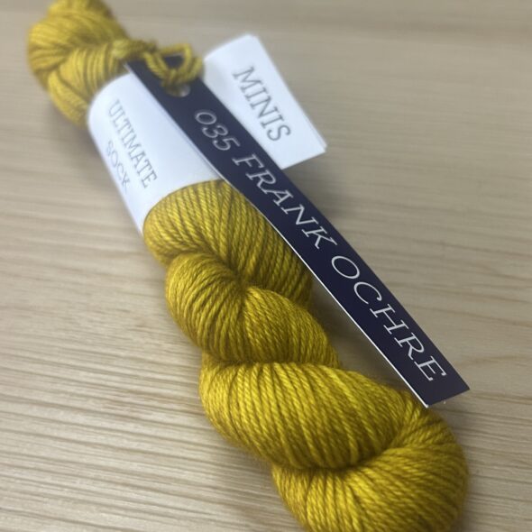 Malabrigo Mini Skein. Sock. Frank Ochre.